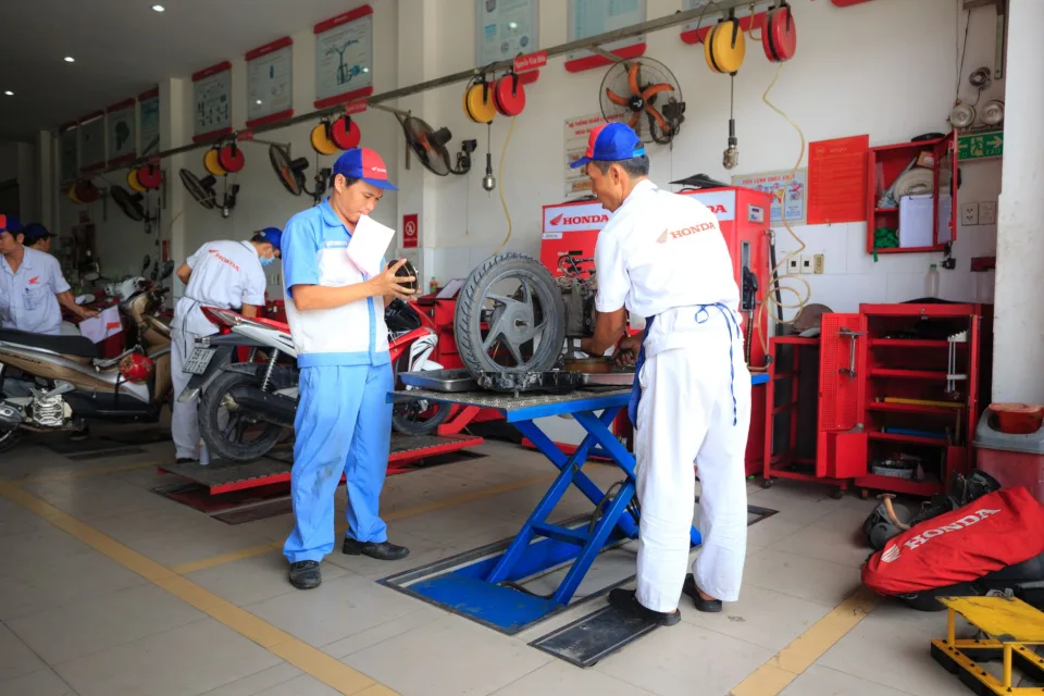 Góc đồ nghề của thợ